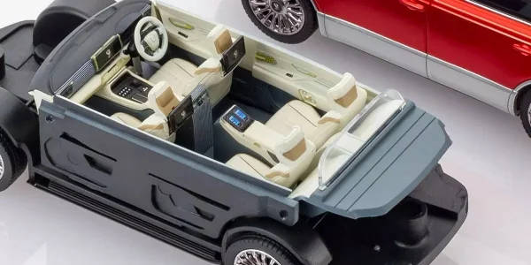 Kyosho 1:43 Toyota Century (Guren/Red x Silver)