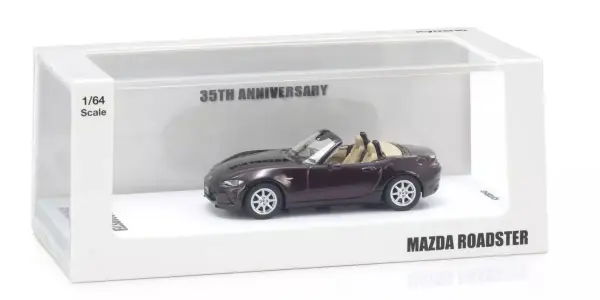 Kyosho 1:64 Mazda Roaster 35th Anniversary - Red — image 4 of 4