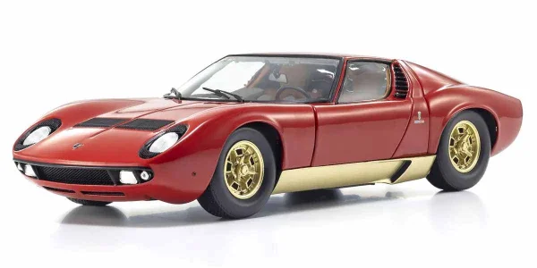 Kyosho 1:18 Lamborghini Miura P400 1968 Red-Gold — image 1 of 5