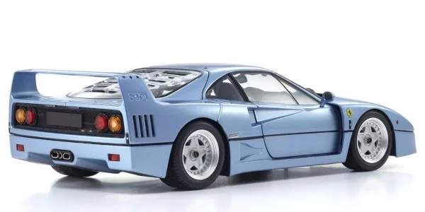 Kyosho 1:18 Ferrari F40 Light Blue Metallic 1987 Die-Cast Collection — image 2 of 7