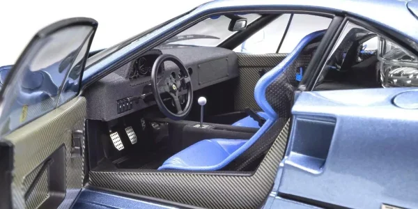 Kyosho 1:18 Ferrari F40 Light Blue Metallic 1987 Die-Cast Collection — image 5 of 7
