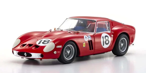 Kyosho 1:18 Ferrari 250 GTO Daytona 3H 1st OA 1963 Nr.18 — image 8 of 8