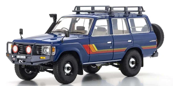 Kyosho 1:18 Toyota Land Cruiser 60 1980 Blue — image 1 of 5