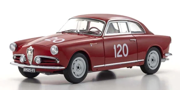 Kyosho 1:18 Alfa Romeo Giuletta SV Mille Miglia 1956 Nr.120 — image 1 of 5