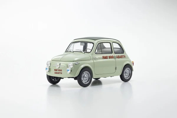 Kyosho 1:18 Fiat Nuova 500 Elaborazione Abarth Record Green Clear — image 1 of 11
