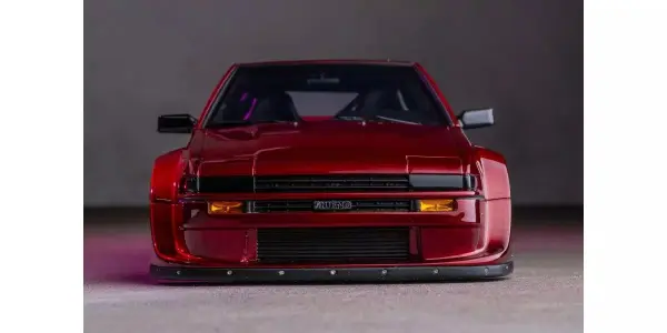Kyosho 1:18 Samurai Collection Toyota Trueno AE86 Khyzyl Saleem Red &mdash; image 3 of 5