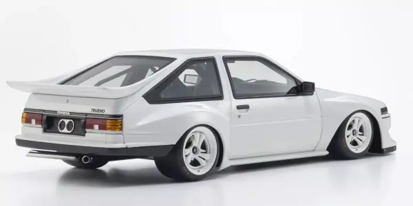 Kyosho 1:18 Samurai Collection Toyota Trueno AE86 Khyzyl Saleem White &mdash; image 2 of 7