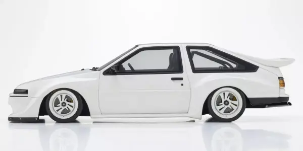 Kyosho 1:18 Samurai Collection Toyota Trueno AE86 Khyzyl Saleem White &mdash; image 3 of 7