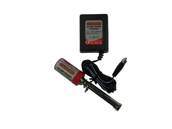 Glowstart (1800mAh 1.2V NiMH) + UK Charger — image 1 of 3