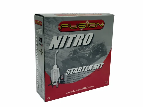 Nitro Starter Set- Includes Glowstarter and Charger, Fuel Bottle and Plug Spanner
