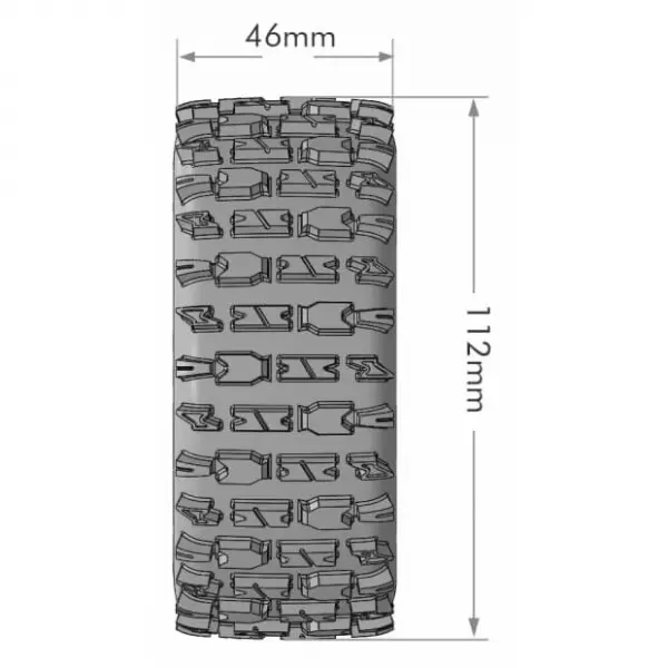 Louise RC SC-Pioneer 1:10 Tyres On 12/14/17mm Hex Wheels (2) — image 6 of 6