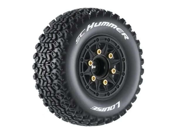 Louise RC SC-Hummer 1:10 Soft 12 - 14 - 17mm Hex Fr Black
