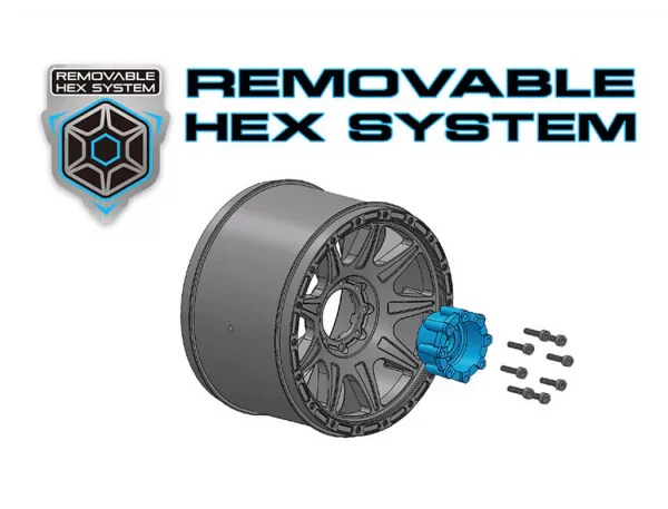 Louise RC MT-Rocket Removable Hex 12 - 14 - 17mm 0 + 1/2 Offset