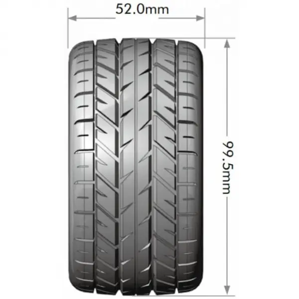 Louise RC ST-Rocket Tyres Pre Glued on 2.8 Adjustable 12mm Wheels (2) — image 7 of 7
