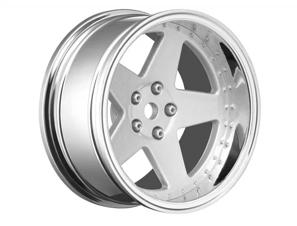 Louise RC 1:10 Drift 2 - 4 - 6 - 8mm Offset Wheels 5Sp/Matte Silve