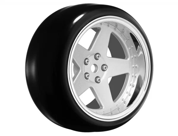 Louise RC 1:10 Drift 2 - 4 - 6 - 8mm Offset Set 5Sp/Matte Silver