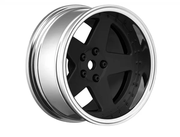 Louise RC 1:10 Drift 2 - 4 - 6 - 8mm Offset Wheels 5Sp/Matte Black