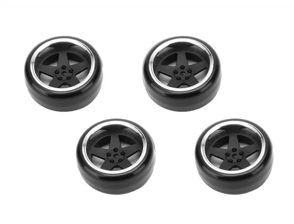 Louise RC 1:10 Drift 2 - 4 - 6 - 8mm Offset Set 6 S/Matte Black