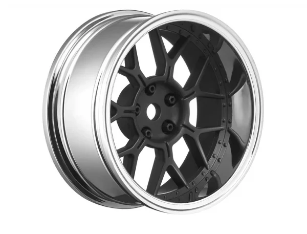 Louise RC 1:10 Drift 2 - 4 - 6 - 8mm Offset Wheels 14 /Matte Black