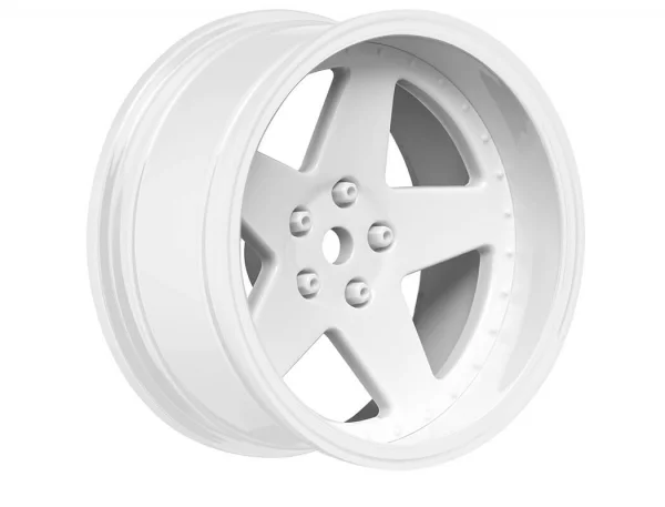 Louise RC 1:10 Drift 2 - 4 - 6 - 8mm Offset Wheels 5 S/Gloss White