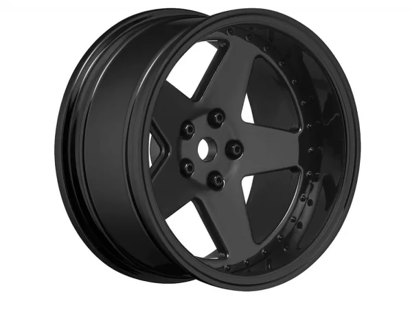Louise RC 1:10 Drift 2 - 4 - 6 - 8mm Offset Wheels 5 S/Gloss Black