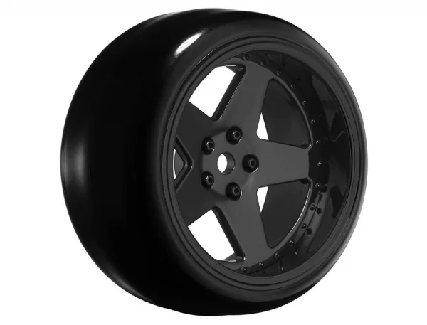 Louise RC 1:10 Drift 2 - 4 - 6 - 8mm Offset Set 6 S/Gloss Black