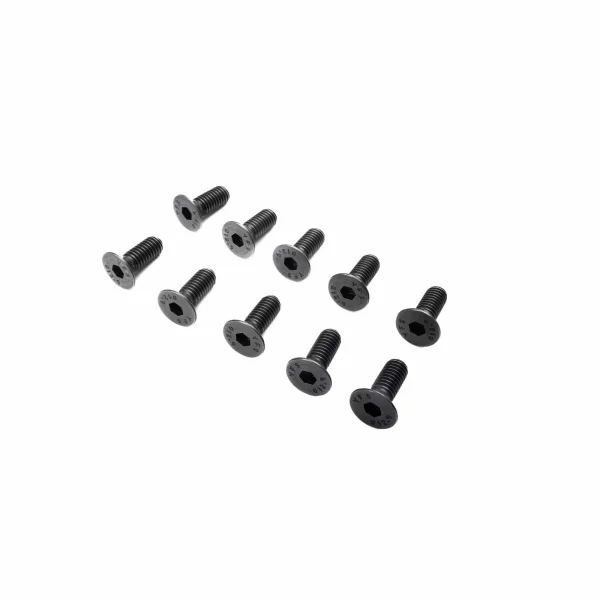 Flat Head Screws - M6 x 16mm STL (10)