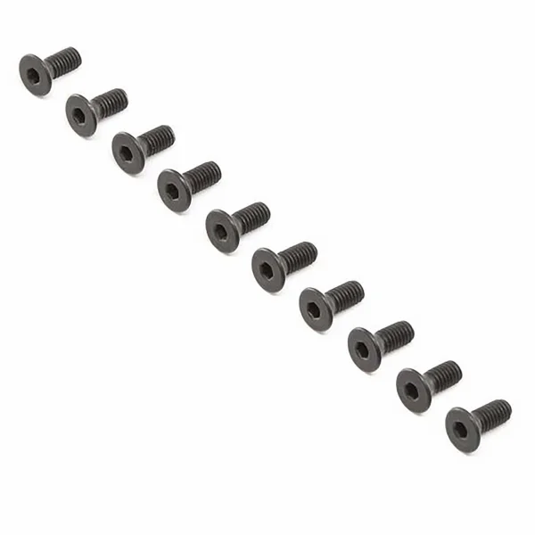 Flat Head Screws - M4 x 10mm STL (10)