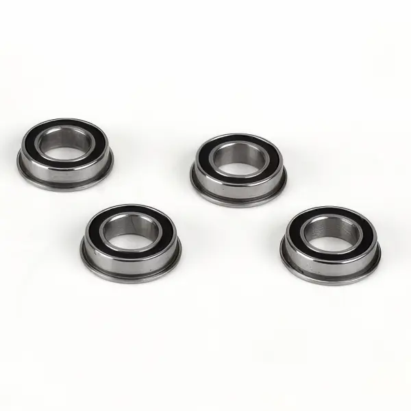8x14x4 Flanged Rubber Seal Ball Bearing (4): 8X - 8XE