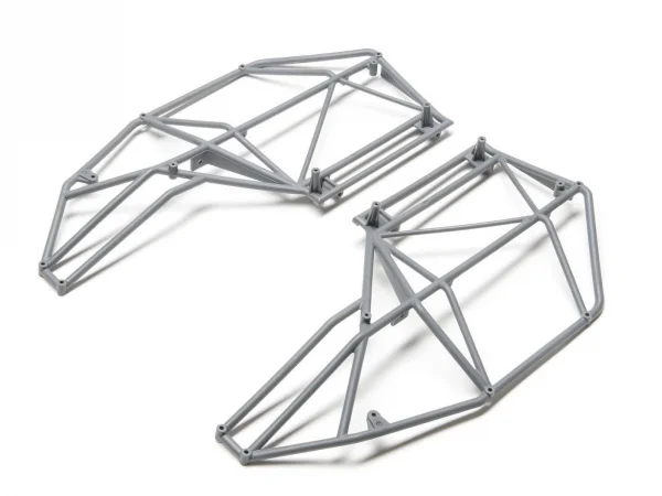 Roll Cage - Side - Left & Right - Gray: Rock Rey
