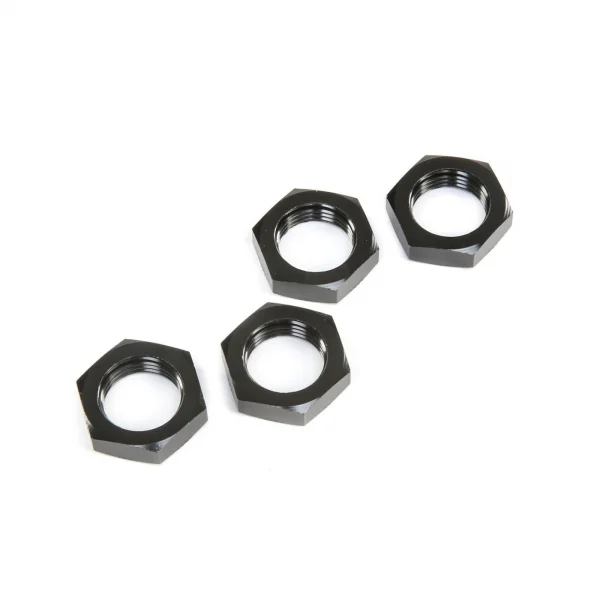 Wheel Nuts - Black (4): 5ive-T 2.0