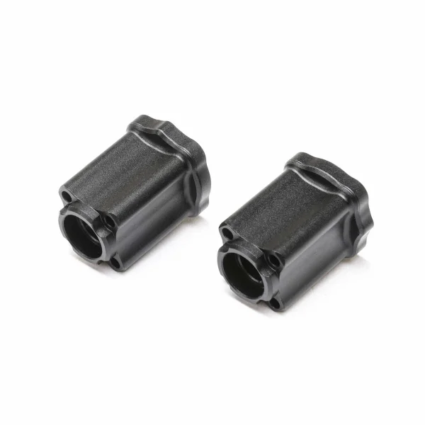 Aluminium Axle Mount Rear - 0deg - Black: Mini LMT