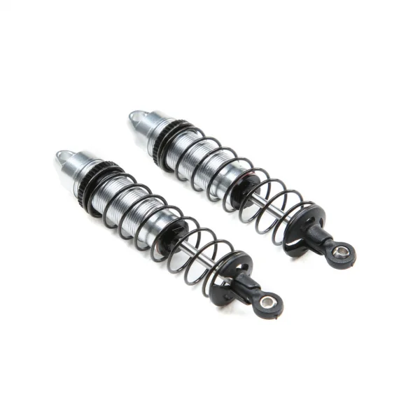 Shock Assembly - Rear - Aluminium (2): Mini-T 2.0