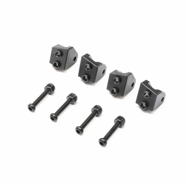 Aluminium Lower 4-link Mount Set - Black: Mini LMT (4)