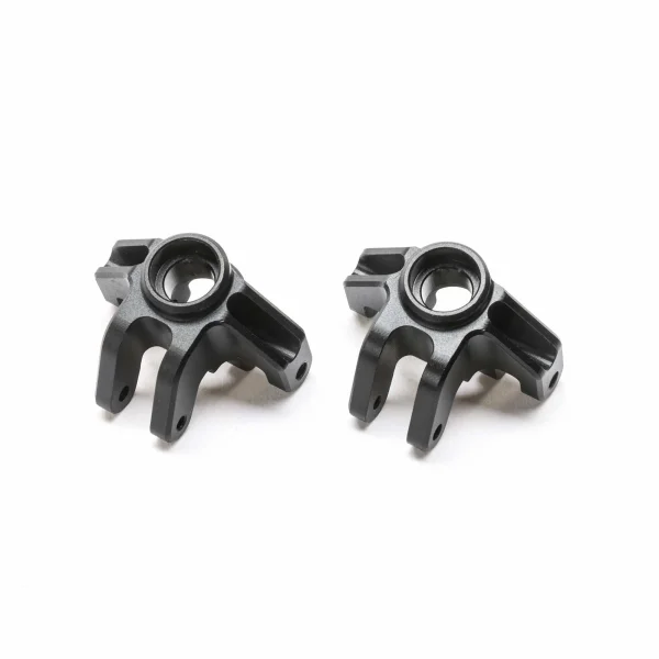 Aluminium Steering Spindle Set - Black: Mini LMT