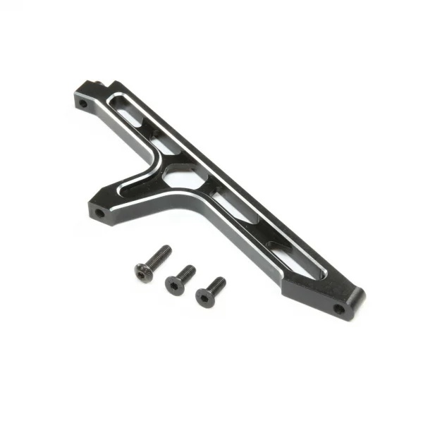 Chassis Brace - Front - Aluminium - Black: DBXL-E 2.0