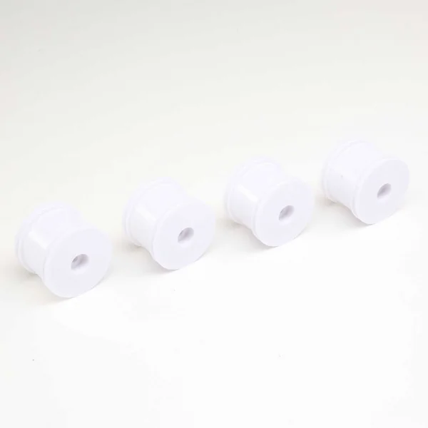 FR/RR Wheel - White (4): Mini-T 2.0