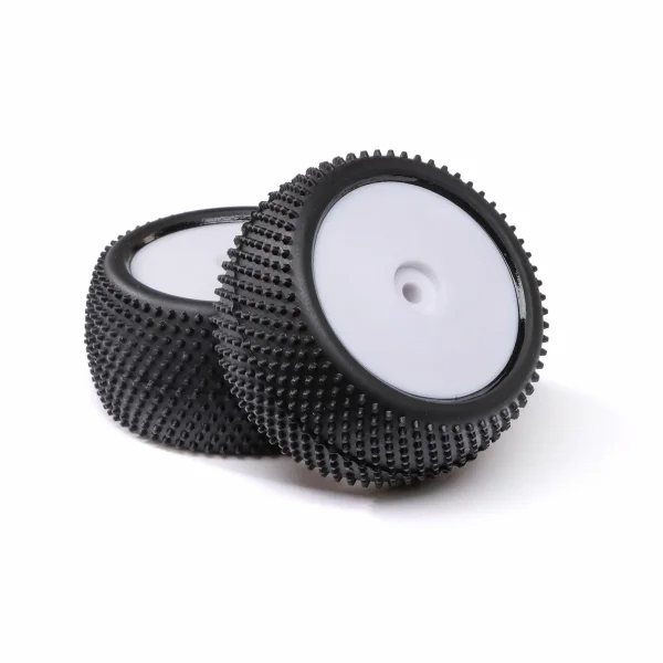 Big Shot - Rear - Mounted Tires - White (2): Mini B