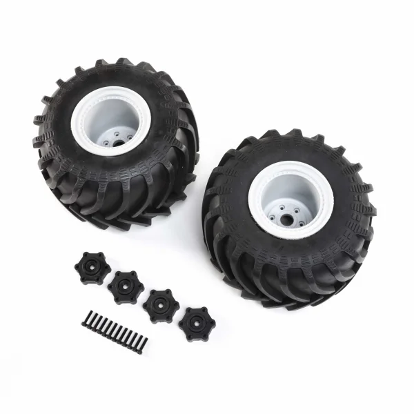 Mounted Monster Truck Tires - Left/Right: LMT