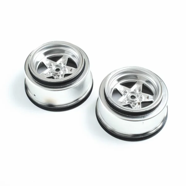 Rear Wheel - Satin Chrome (2): 22S Drag