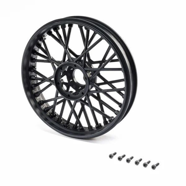 Front Wheel Set - Black: Promoto-MX