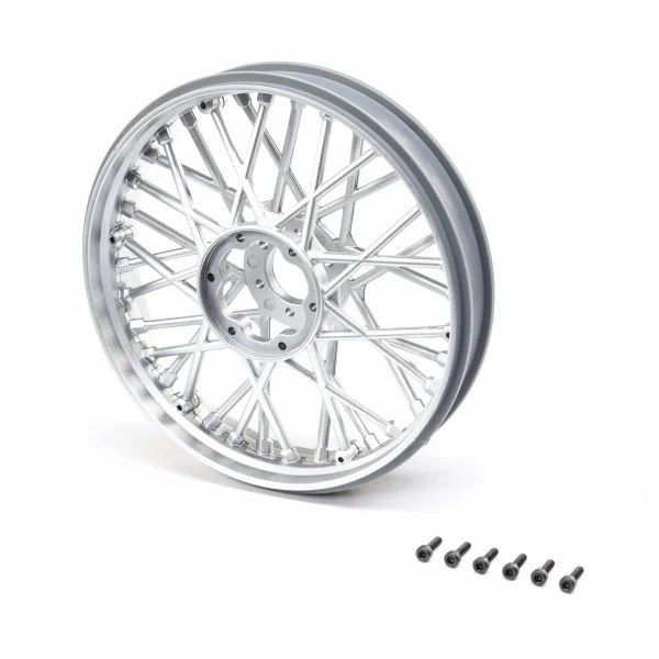 Front Wheel Set - Satin Chrome: Promoto-MX