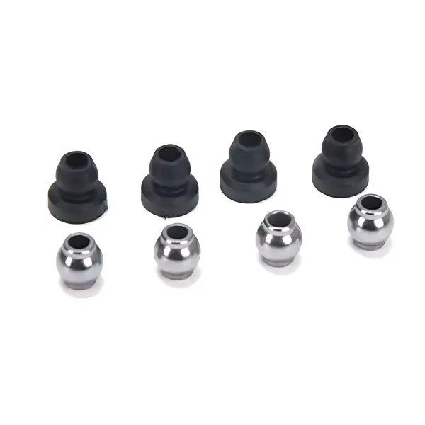 1:10 Competition Crawler Upper Shock Bushings & Lower Shock Pivot Ball (4)