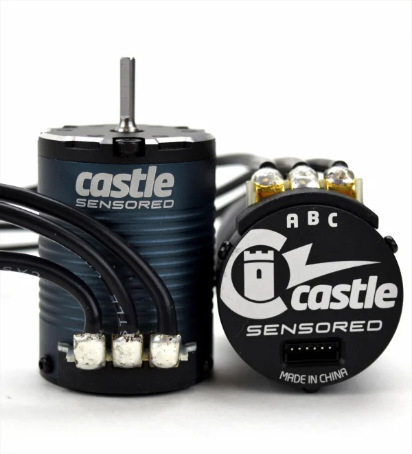 Castle Creations 4 Pole Sensored Brushless Motor - 1406-1900KV
