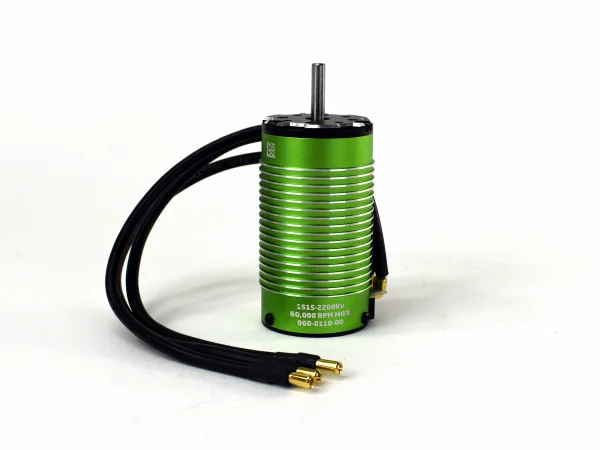Castle Creations Motor - 4-Pole Sensored Brushless 1515-2200Kv V2 12-AWG - 4mm