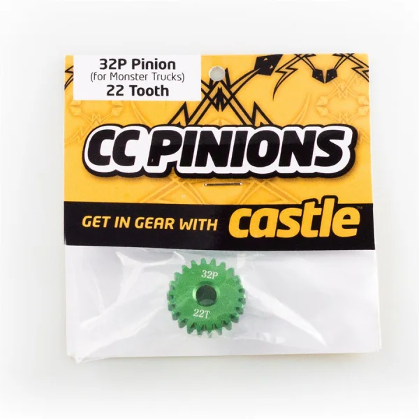 Castle Creations Pinion - 22 Tooth - 32 Pitch - 5mm Shaft