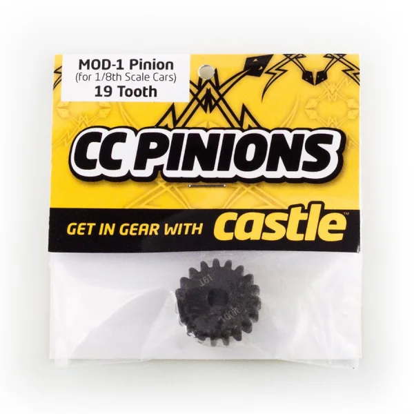 Castle Creations Pinion - 19 Tooth - MOD1 - 5mm Shaft