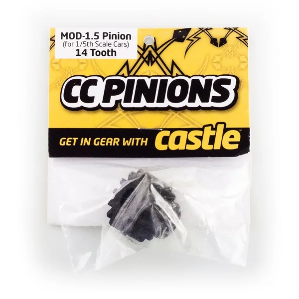 Castle Creations Pinion - 14 Tooth - MOD 1.5 - 8mm shaft