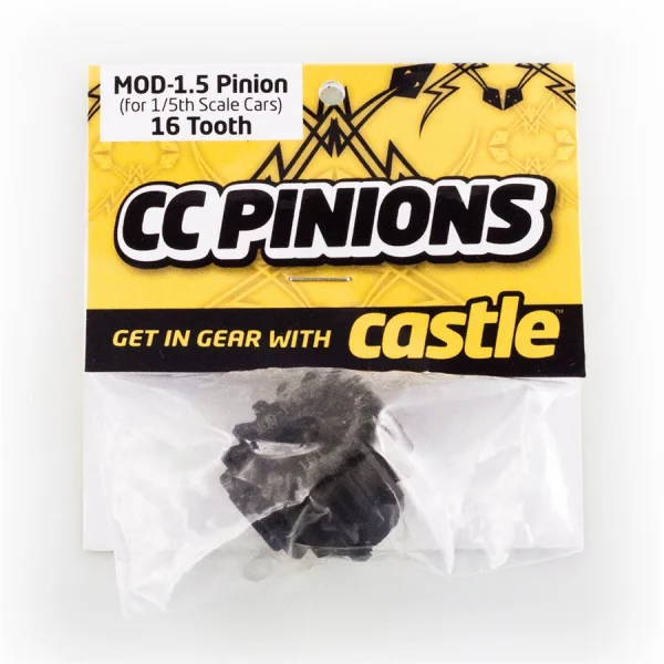 Castle Creations Pinion - 16 Tooth - MOD 1.5 - 8mm shaft