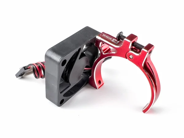 Motor Fan Unit with Mount - Red 42mm